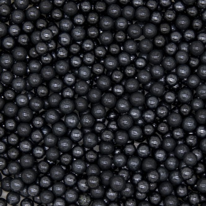 Noir Diamond Pearls Edible Sprinkles – 7mm - 80g