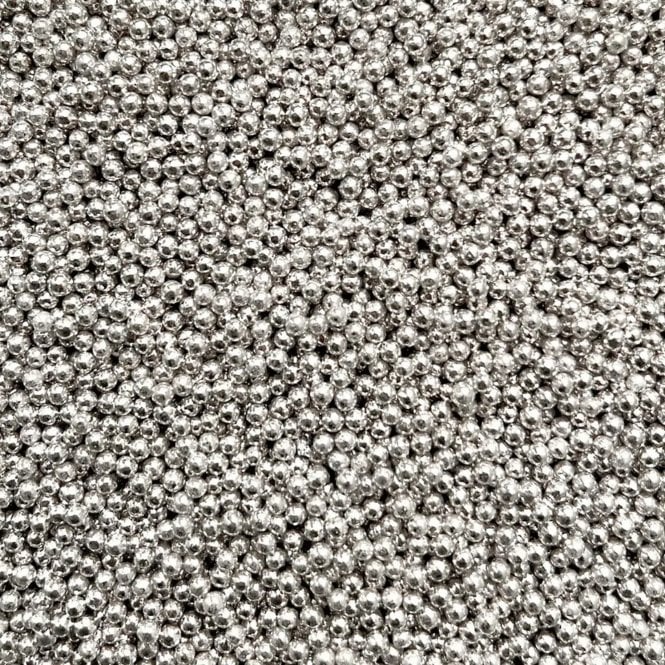 Platinum Sterling Pearl Sprinkles – 2mm - 80g