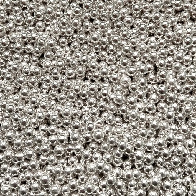 Platinum Sterling Pearl Sprinkles – 4mm - 80g