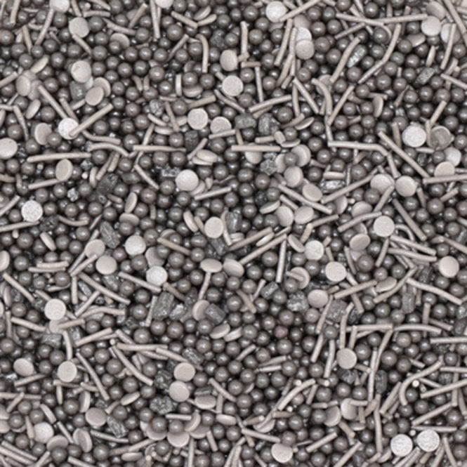 Silver Confetti Carnival Sprinkles - 80g