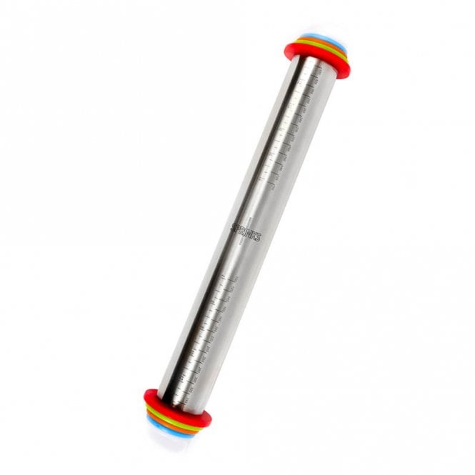 Bake Group Adjustable Height Stainless Steel Rolling Pin