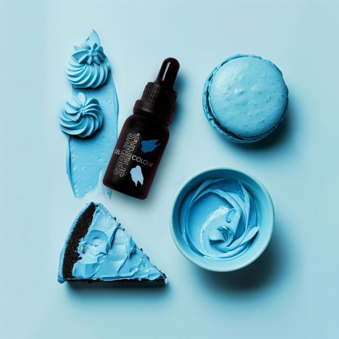 Bake Group BLUE - Professional Food Colouring Gel with Easy Dropper Bottle 15ml