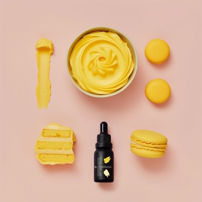 Bake Group CHICK YELLOW - Professional Food Colouring Gel with Easy Dropper Bottle 15ml