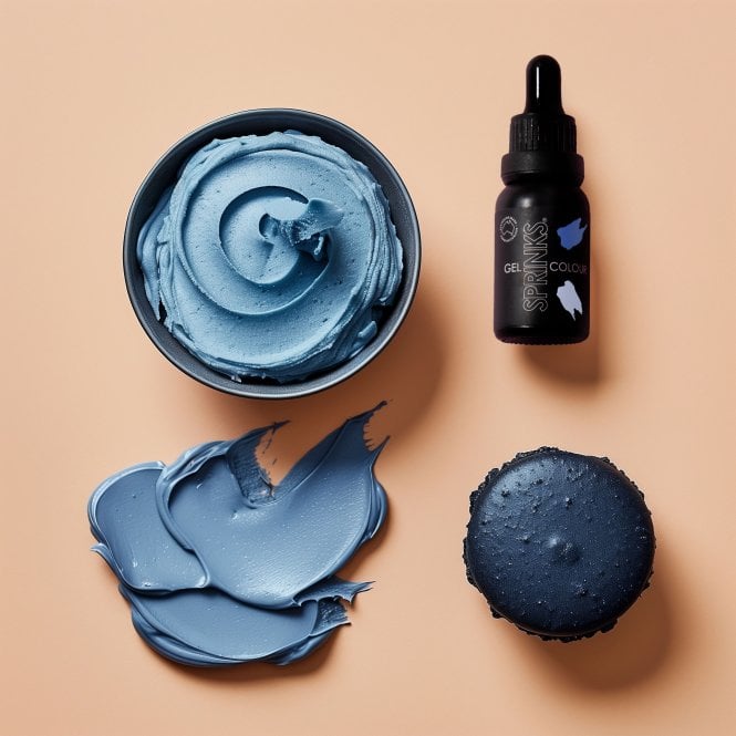 Bake Group DENIM - Professional Food Colouring Gel with Easy Dropper Bottle 15ml