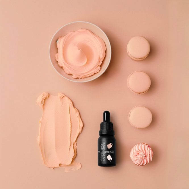 Bake Group PEACHES & CREAM - Professional Food Colouring Gel with Easy Dropper Bottle 15ml