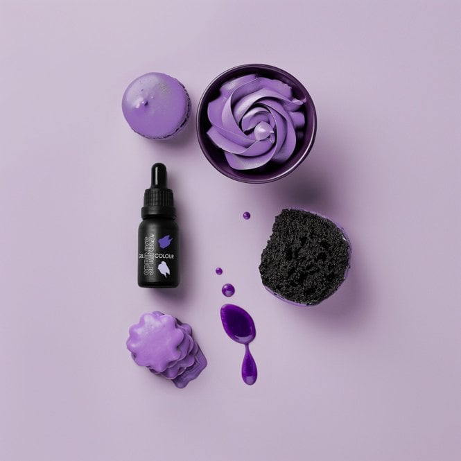 Bake Group PURPLE - Professional Food Colouring Gel with Easy Dropper Bottle 15ml