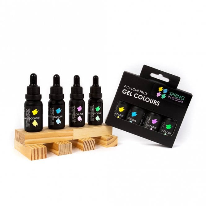 Bake Group SPRING IN BLOOM - Gel Colour Pack of 4