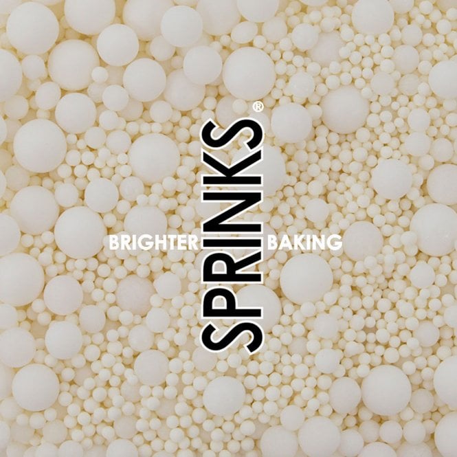 Bake Group WHITE BUBBLE BUBBLE Sprinkles