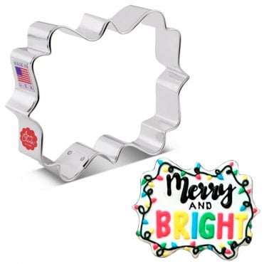 Square Plaque Cookie Cutter – Elegant Edge for Every Occasion