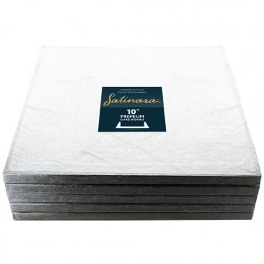 Square Satinara Cake board - Pack of 5