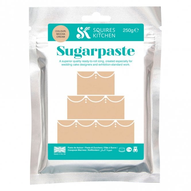 Squires Kitchen Mocha Cream Sugarpaste 250g