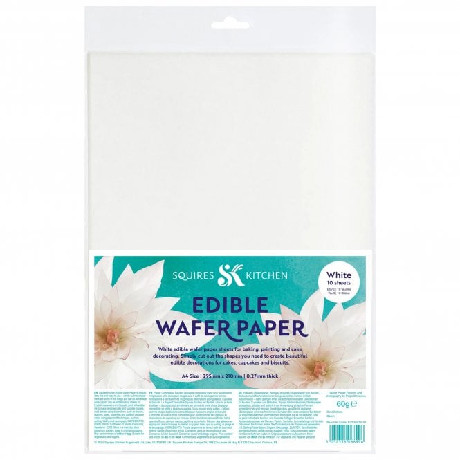Squires Kitchen SK Edible Wafer Paper (White) - 10 sheets