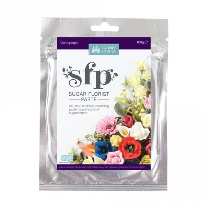 Squires Kitchen Violet (Purple) - Sugar Florist Paste SFP 100g