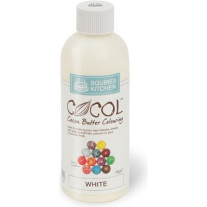 Squires Kitchen White - SK Professional COCOL Cocoa Butter Colouring 75g