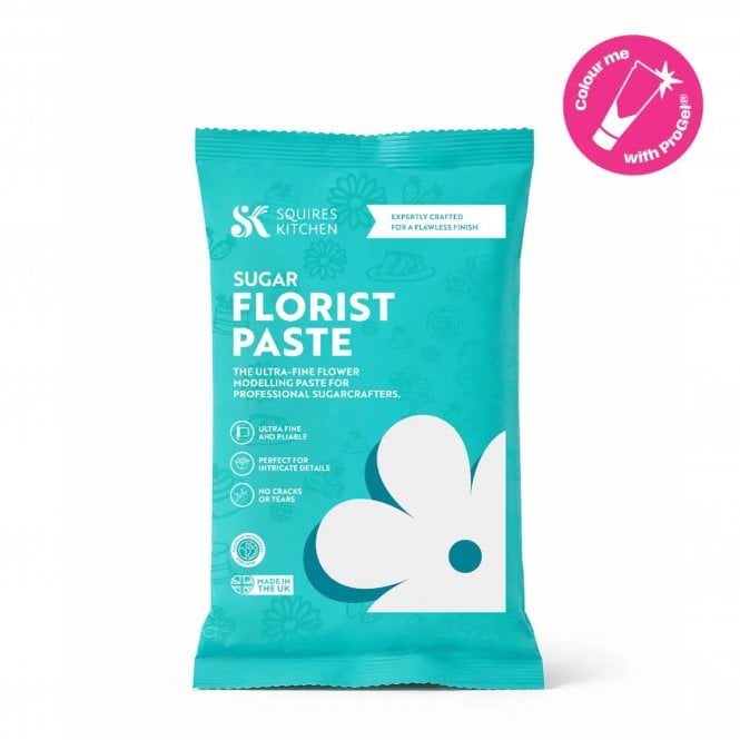 Squires Kitchen White Sugar Florist Paste - 250g