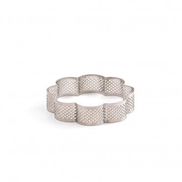 Stainless Steel Micro Perforated Flower Shape Cookie Cutter