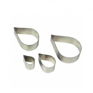 Stainless Steel Rose Petal Cutters - Set of 4