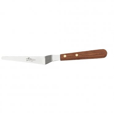 Stainless Steel Ultra Pointed Spatula With Wooden Hand
