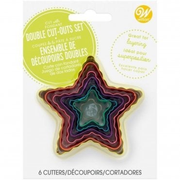 Star Double-Sided Cutters - Set of 6