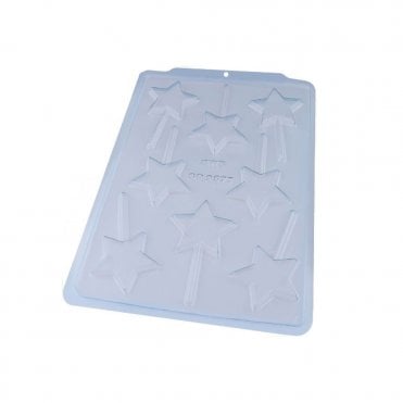 Star Lollipop Fiesta Simple Mold - 8 Cavity - Special Chocolate Mould