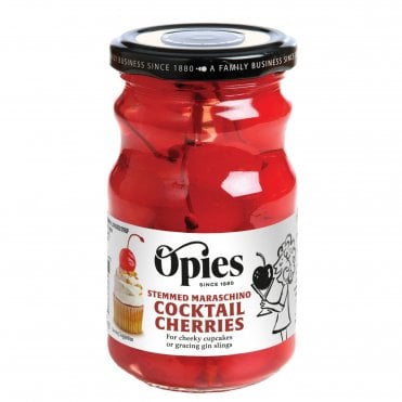 Stemmed Marachino Cocktail Cherries - 225g