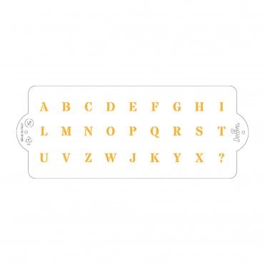 Stencil Alphabet 10 X 25 CM