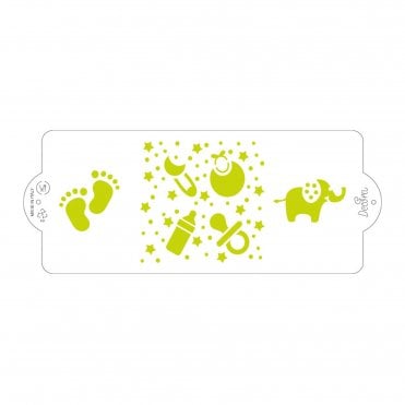 Stencil Baby 10 X 25 CM