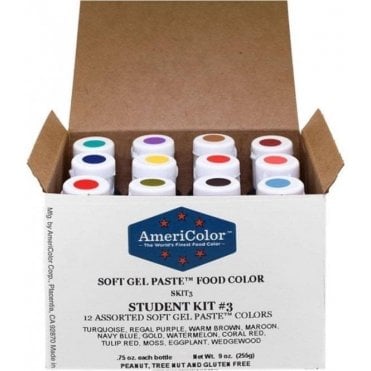 Student Kit 3 - Soft Gel Paste Colour 0.75oz