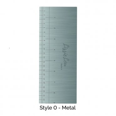 Style 0 Metal Rectangle Double Edged Cake Scraper