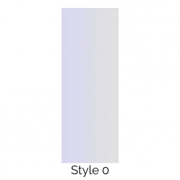 Style 0 Rectangle Solid Edge Cake Scraper Clear