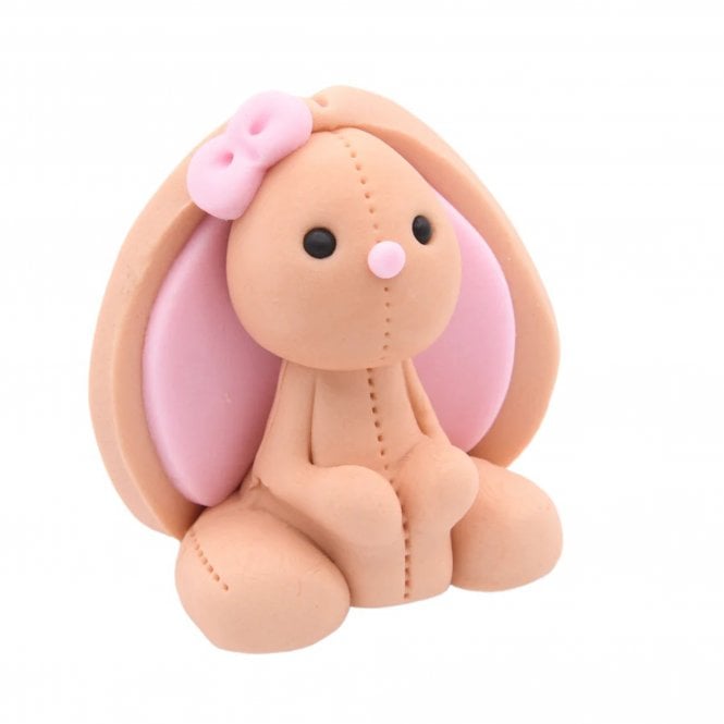 Sugar Art Adorable Brown Bunny – Sugar Cake Topper (6.5cm)