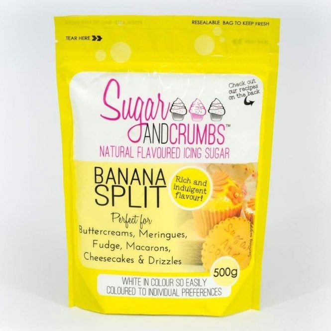 Sugar & Crumbs Banana Split Natural Icing Sugar -500g