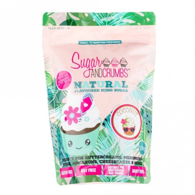 Sugar & Crumbs Coconut Natural Icing Sugar -500g