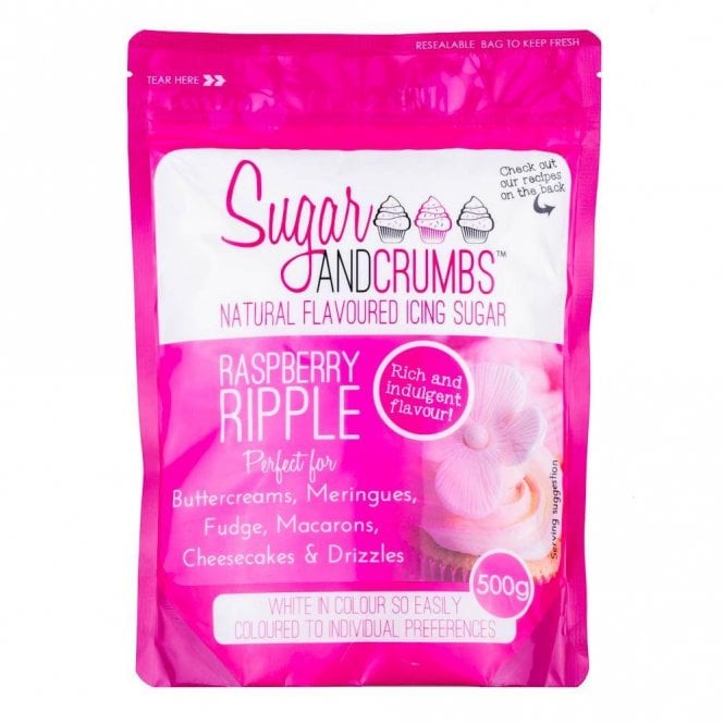 Sugar & Crumbs Raspberry Ripple - Icing Sugar 500g