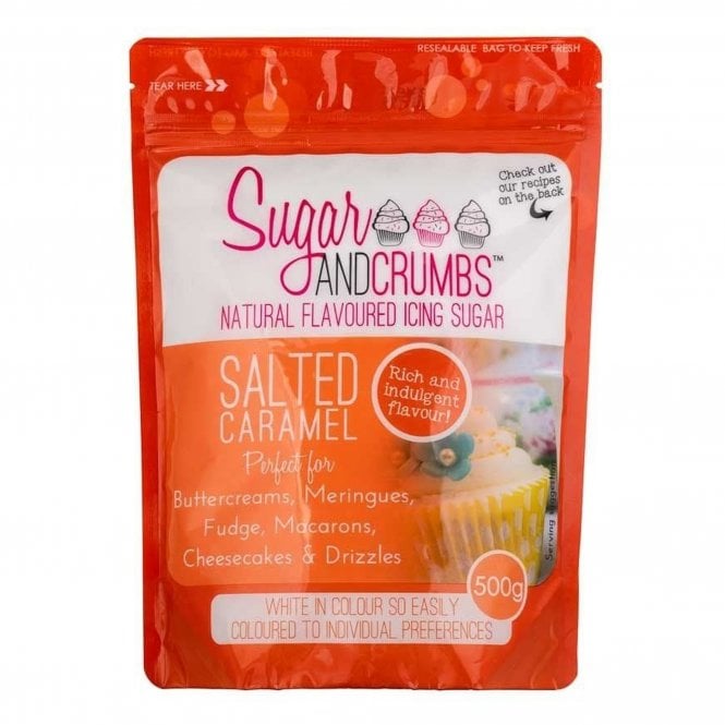 Sugar & Crumbs Salted Caramel Natural Icing Sugar -500g