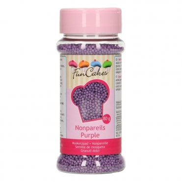 Sugar Non Pareils Sprinkles - Purple - 80g