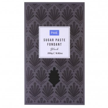 Sugar Paste Fondant - Black 250g