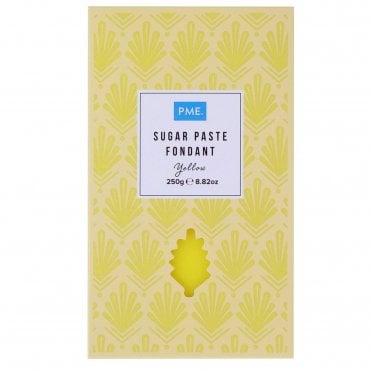 Sugar Paste Fondant - Yellow 250g