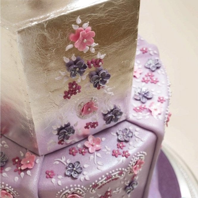 Sugarflair Colours 100% Edible Silver Leaf Transfer