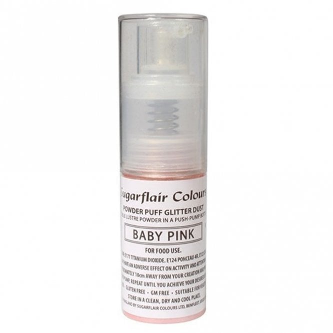 Sugarflair Colours Baby Pink - Edible Lustre Powder Spray 10g