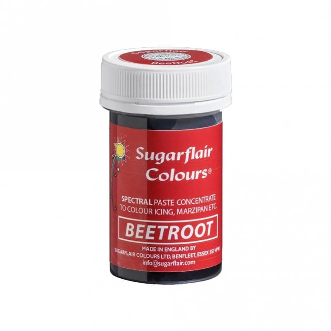 Sugarflair Colours Beetroot - Spectral Paste Gel Food/Icing Colouring 25g
