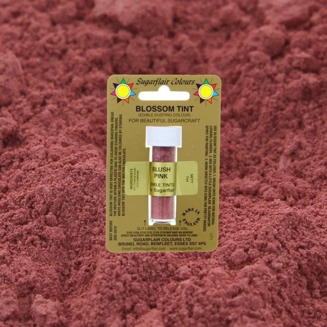 Sugarflair Colours Blush Pink - Blossom Tint Dusting Colour 7ml Vial