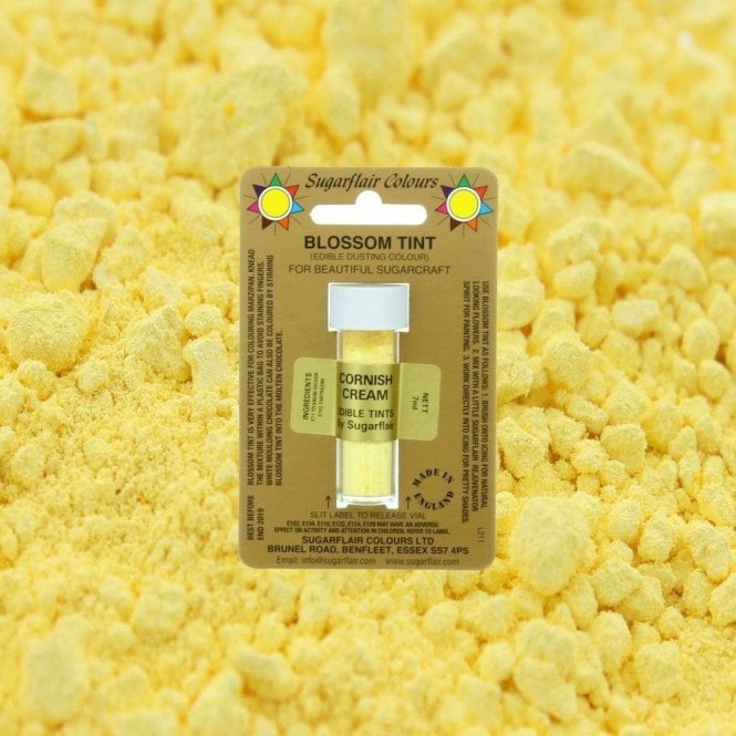 Sugarflair Colours Cornish Cream - Blossom Tint Dusting Colour 7ml Vial