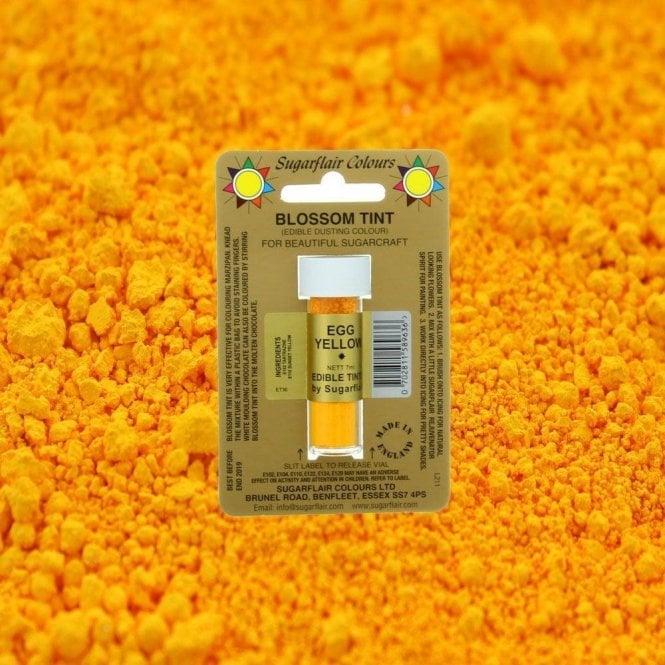 Sugarflair Colours Egg Yellow - Blossom Tint Dusting Colour 7ml Vial