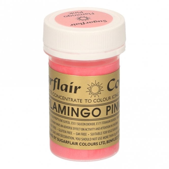 Sugarflair Colours Flamingo Pink - Spectral Paste Gel Food/Icing Colouring
