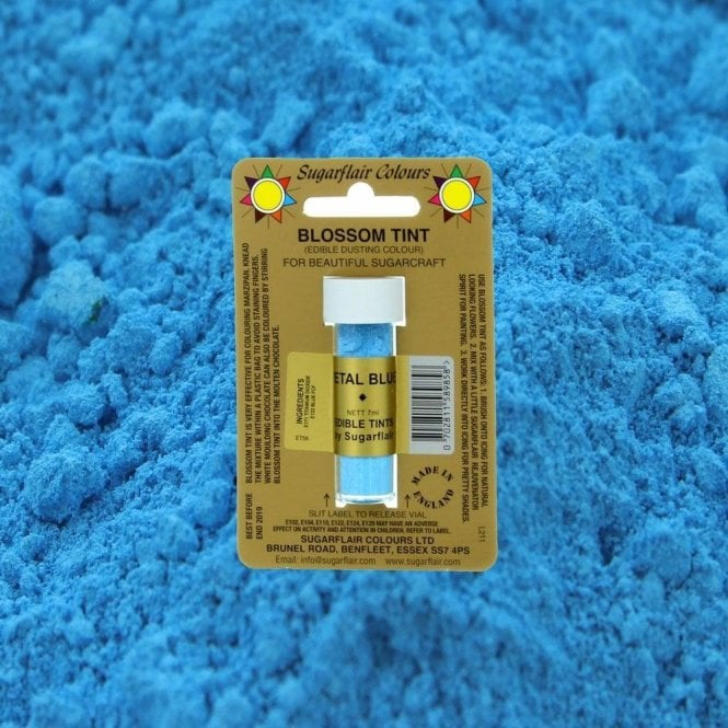 Sugarflair Colours Petal Blue - Blossom Tint Dusting Colour 7ml Vial
