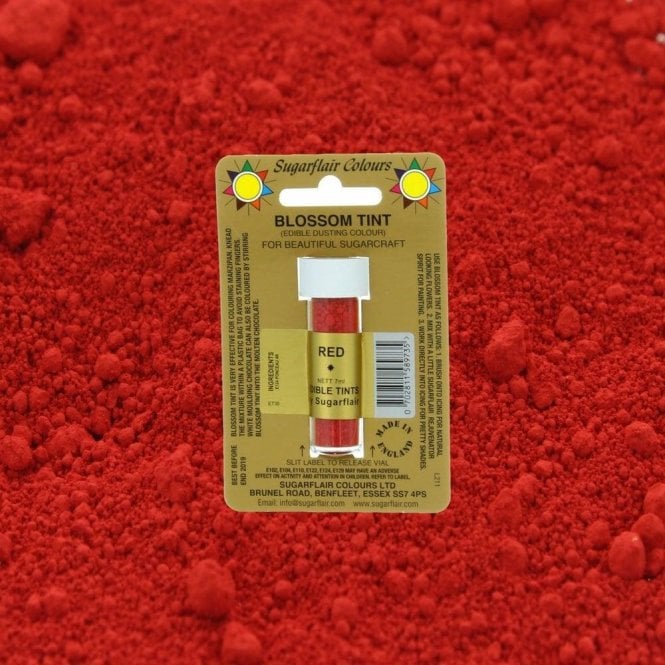Sugarflair Colours Red - Blossom Tint Dusting Colour 7ml Vial
