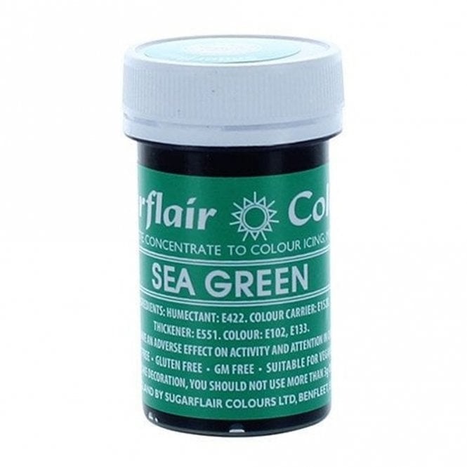 Sugarflair Colours Sea Green - Spectral Paste Gel Food/Icing Colouring