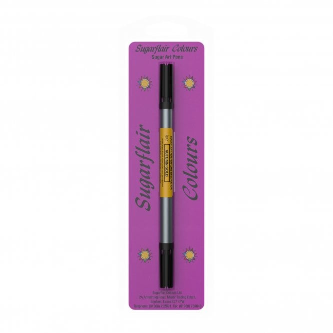 Sugarflair Colours Sugar-Art Edible Food Pen - Autumn Gold