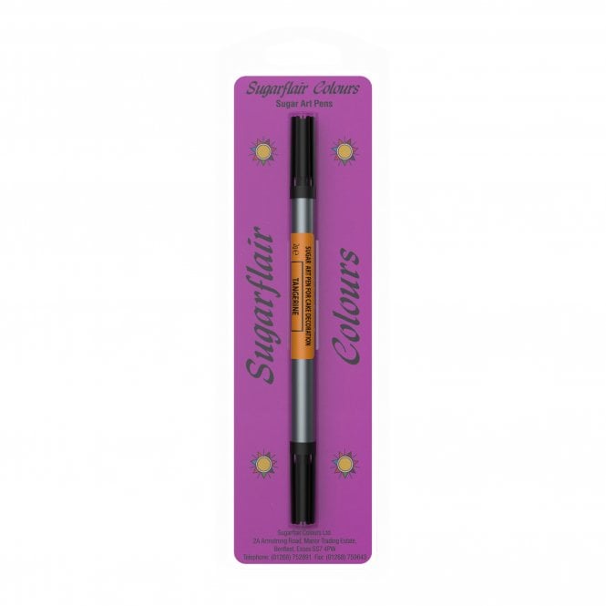 Sugarflair Colours Sugar-Art Edible Food Pen - Tangerine